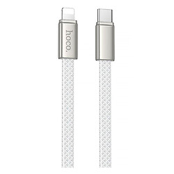 USB кабель Hoco X125 Apple iPhone SE 2022 / iPhone 14 Pro Max / iPhone 14 Plus / iPhone 14 Pro / iPhone 14 / iPhone 13 Pro / iPhone 13 Mini / iPhone 13 / iPhone 13 Pro Max / iPhone 12 Mini / iPhone 12 Pro Max, Lightning, 1.0 м., Білий