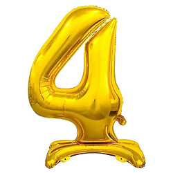 Кулька фольгована цифра "4", підлогова, 80 см, Habile