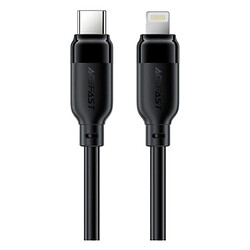 USB кабель AceFast C16-05 Apple iPhone SE 2022 / iPhone 14 Pro Max / iPhone 14 Plus / iPhone 14 Pro / iPhone 14 / iPhone 13 Pro / iPhone 13 Mini / iPhone 13 / iPhone 13 Pro Max / iPhone 12 Mini / iPhone 12 Pro Max, Lightning, 2.0 м., Чорний