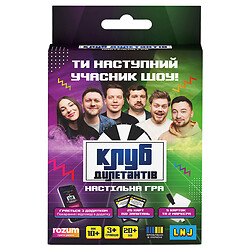 Гра настільна картки "Клуб Дилетантів", укр., в коробці, Rozum