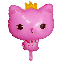 Шарик воздушный фигурный "Кошечка с короной", 48х70 см