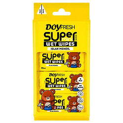 Набор салфеток влажных детских DOYFRESH мини, 8 шт х 8 пач/уп.