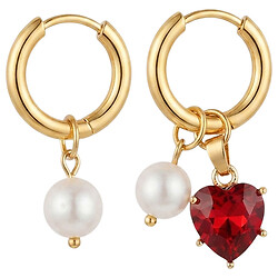 Серьги женские круглые с подвеской Lovit