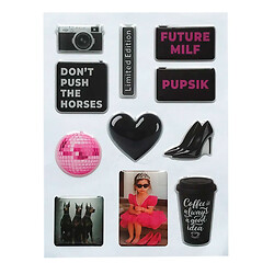Набір наклейок 3D STICKERS Fashion style 28