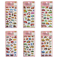 Наклейки дизайн "Hello Stickers Kids", набір 6 шт., Malevaro