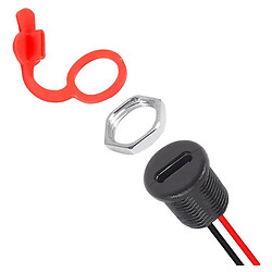 Гнездо на корпус USB Type-C 2pin с проводом