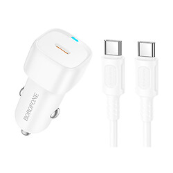 АЗУ Borofone BZ34A Cloud, Type-C, З кабелем, Білий