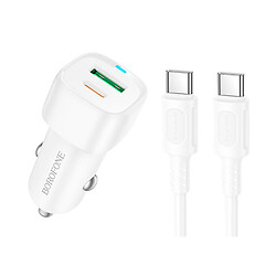 АЗУ Borofone BZ34B Cloud, Type-C, З кабелем, Білий