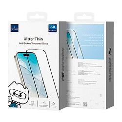 Защитное стекло Apple iPhone 16 Pro, Wiwu Anti Broken, Черный