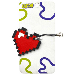 3D Брелок "Minecraft 2D Heart / Сердце Keychain", OYTOY