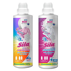 Набор Sila Концентрат для стирки Universal 925мл + Color 925мл, Sila
