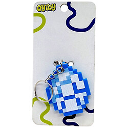 Брелок "Minecraft 2D Diamond / Бриллиант Keychain", 3D печать, OYTOY