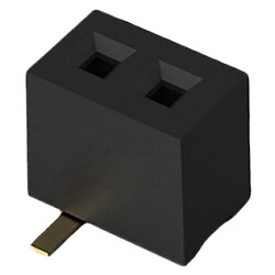 Разъем штыревой BC070-02-A-1-L-C, Черный