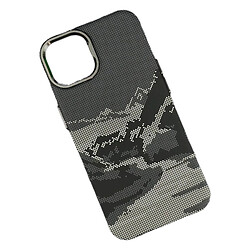 Чохол (накладка) Apple iPhone 15, Elite Carbon Matte Box, MagSafe, Silver Peaks, Малюнок