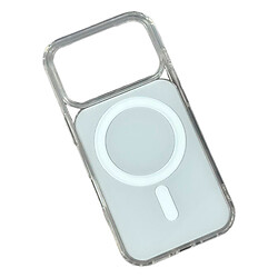 Чехол (накладка) Apple iPhone 15 Pro, Glow Color, MagSafe, Белый
