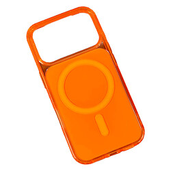 Чохол (накладка) Apple iPhone 17 Pro, Glow Color, MagSafe, Помаранчевий