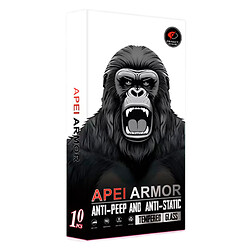 Защитное стекло Apple iPhone 17 Pro Max, Apei, Антишпион, Черный