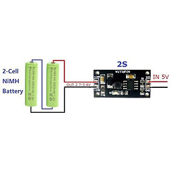 Зарядний пристрій для акумуляторів NIUP11TA-2S-2.4V