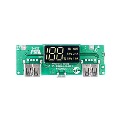 Зарядний пристрій для акумуляторів 18650 Power Bank Modul 5V 2.1A DUAL USB