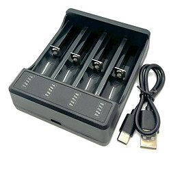 Зарядное устройство для аккумуляторов 18650 USB Charger 4X