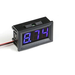 Вольтметр VM-60V-500VAC-BOX-BLUE