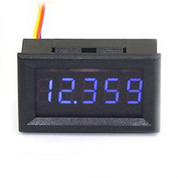 Вольтметр VM-5DIG-30VDC-BOX-BLUE