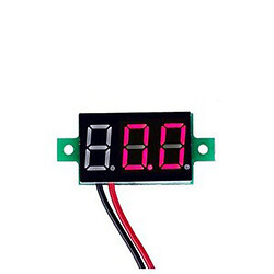 Вольтметр VM-3V-30VDC-RED
