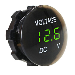 Вольтметр VM-12-24VDC-GREEN