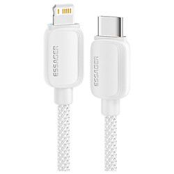 Кабель Essager Breeze EXCTL-WLA02-P Apple iPhone SE 2022 / iPhone 14 Pro Max / iPhone 14 Plus / iPhone 14 Pro / iPhone 14 / iPhone 13 Pro / iPhone 13 Mini / iPhone 13 / iPhone 13 Pro Max / iPhone 12 Mini / iPhone 12 Pro Max, Lightning, 2.0 м., Белый