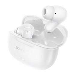 Bluetooth-гарнітура Borofone BW96 Mellow, Стерео, Білий