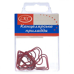 Закладки-скріпки "СЕРДЕНЬКА", металеві, 8шт., Mic