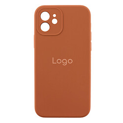 Чехол (накладка) Apple iPhone 12, Original Soft Case, Коричневый