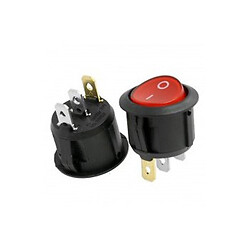 Микропереключатель рокерный XL601-105 2 Position 3 Pin Red