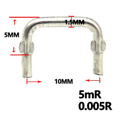 Шунт 5mR (0.005R) 10mm 1.5mm Constantan Resistor