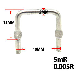 Шунт 5mR (0.005R) 10mm 2mm Constantan Resistor