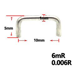 Шунт 6mR (0.006R) 10mm 1mm Constantan Resistor