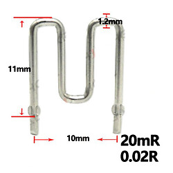 Шунт 20mR (0.02R) 10mm 1.2mm Constantan Resistor