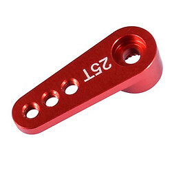 Сервопривод 25T 3-holes deepening Red