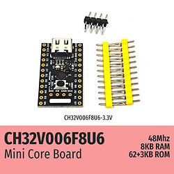 Налагоджувальна плата CH32V006F8U6-3.3V Mini Core Board