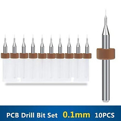 Свердло для друкованої плати PCB drill Set 0.1mm 10pcs