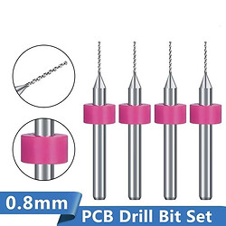 Сверло для печатной платы PCB drill Set 0.8mm 10pcs