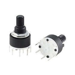 Поворотний перемикач RS16 Rotary Band Switch 2 Pole 3