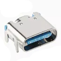 USB роз'єм USB Type-C Fast Charging Socket 16P Blue