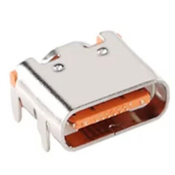 USB разъем USB Type-C Fast Charging Socket 16P Orange