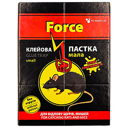 Ловушка для отлова крыс и мышей клеевой Force "Супер эффект", маленькая