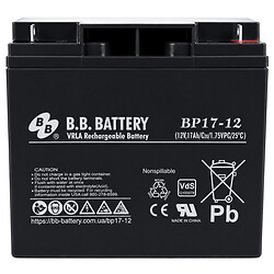 Аккумулятор ACC 12V 17Ah BP 17-12, Черный