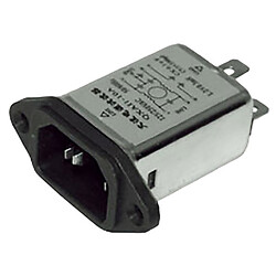 Фильтр гнездо C14 10A 250VAC