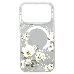 Чохол (накладка) Apple iPhone 13, Matte Spring Bloom, MagSafe, Білий