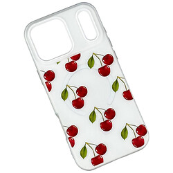 Чехол (накладка) Samsung Galaxy A56 5G, Matte Summer Vibe, MagSafe, White Cherries, Рисунок