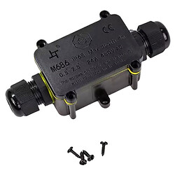 Коробка сполучна M686-2 з клемником 3pin IP67